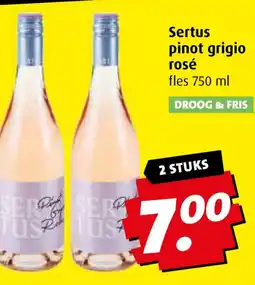 Boni Sertus pinot grigio rosé aanbieding