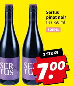 Boni Sertus pinot noir aanbieding