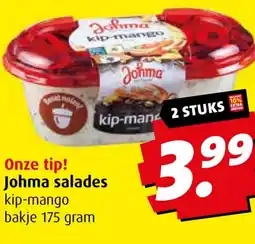 Boni Johma salades aanbieding