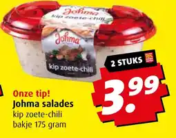 Boni Johma salades aanbieding