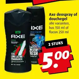 Boni Axe deospray of douchegel aanbieding