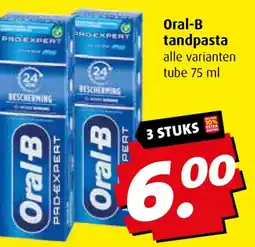 Boni Oral-B tandpasta aanbieding