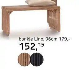 Henders & Hazel bankje Lino aanbieding