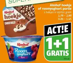 Poiesz Almhof Room yoghurt of roomyoghurt portie aanbieding