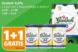 Poiesz Grolsch 0.0% aanbieding