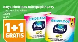 Poiesz Nalys Eindeloos toiletpapier 4=15 aanbieding