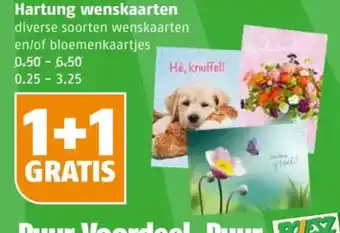 Poiesz Hartung wenskaarten aanbieding