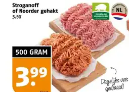 Poiesz Stroganoff of Noorder gehakt aanbieding