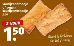 Poiesz Saucijzenbroodje of vegan saucijzenbroodje aanbieding