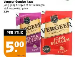 Poiesz Vergeer Goudse kaas aanbieding