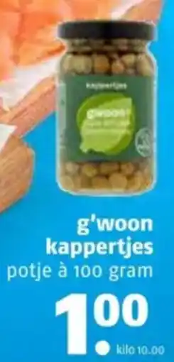 Poiesz g'woon kappertje aanbieding