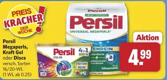 Combi Persil Megaperls, Kraft Gel oder Discs aanbieding