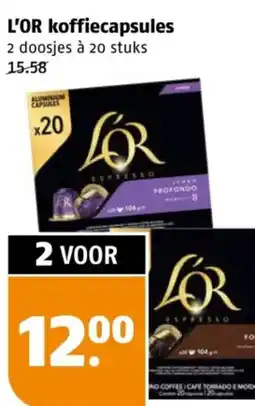 Poiesz L'OR koffiecapsules aanbieding