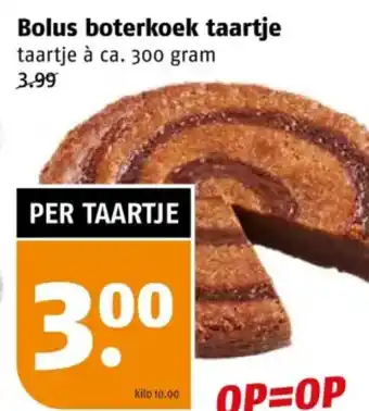 Poiesz Bolus boterkoek taartje aanbieding