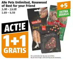 Poiesz Alle Pets Unlimited, Rosewood of Best for your Friend aanbieding