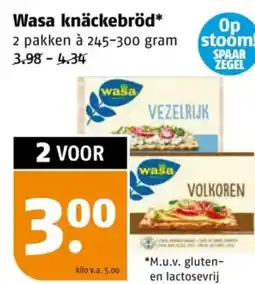 Poiesz Wasa knäckebröd aanbieding