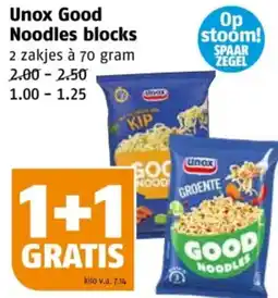 Poiesz Unox Good Noodles blocks aanbieding