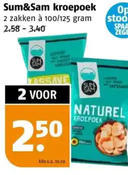 Poiesz Sum&Sam kroepoek aanbieding