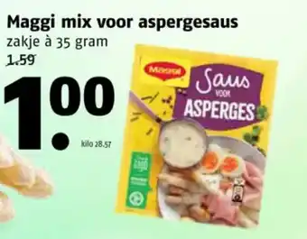 Poiesz Maggi mix voor aspergesaus aanbieding