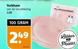 Poiesz Yorkham aanbieding