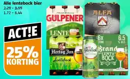 Poiesz Alle lentebock bier aanbieding