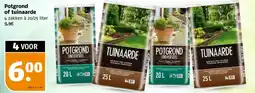 Poiesz Potgrond of tuinaarde aanbieding