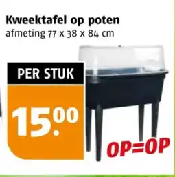 Poiesz Kweektafel op poten aanbieding