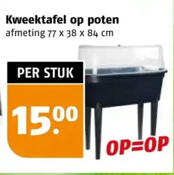 Poiesz Kweektafel op poten aanbieding