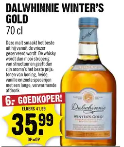 Dirck 3 Dalwhinnie winter's gold aanbieding