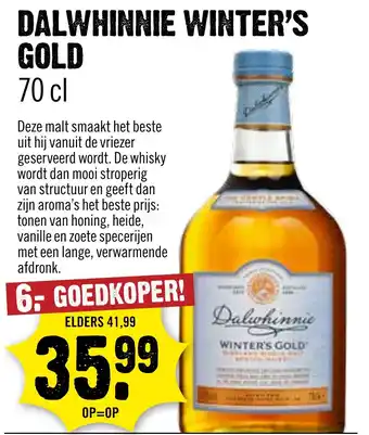 Dirck 3 Dalwhinnie winter's gold aanbieding