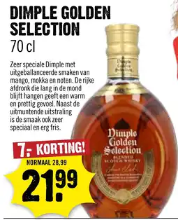 Dirck 3 Dimple golden selection aanbieding