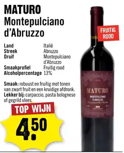 Dirck 3 MATURO Montepulciano d'Abruzzo aanbieding