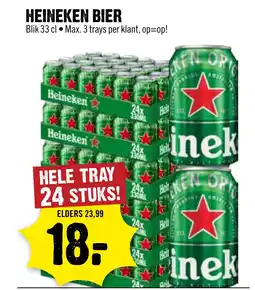 Dirck 3 Heineken bier aanbieding