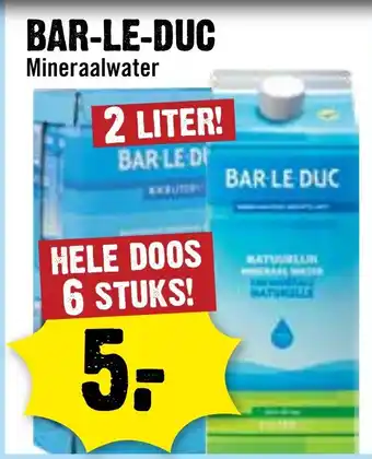 Dirck 3 BAR-LE-DUC Mineraalwater aanbieding