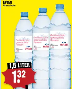 Dirck 3 Evian Mineraalwater aanbieding