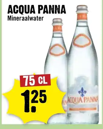 Dirck 3 ACQUA PANNA Mineraalwater aanbieding