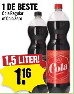 Dirck 3 1 DE BESTE Cola Regular of Cola Zero aanbieding