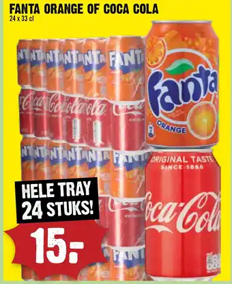 Dirck 3 Fanta orange of coca cola aanbieding