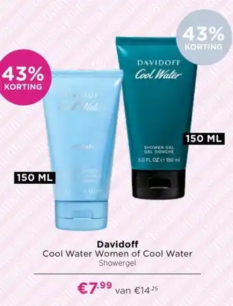 ICI Paris XL Davidoff Cool Water Women of Cool Water Showergel 150ml aanbieding