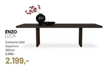 Piet Klerkx Eetkamertafel Superiore aanbieding