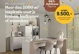 Piet Klerkx Speciale jubileumprijs complete keuken aanbieding