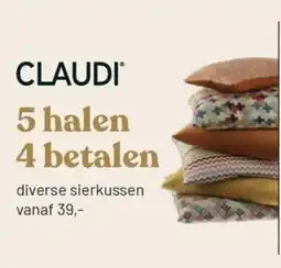 Piet Klerkx CLAUDI 5 halen 4 betalen aanbieding