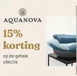 Piet Klerkx AQUANOVA op de gehele ollectie aanbieding