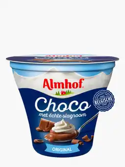 Flink Almhof Choco met echte slagroom original 180g aanbieding