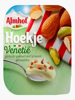 Flink Almhof Hoekje Venetië pistache yoghurt 150g aanbieding