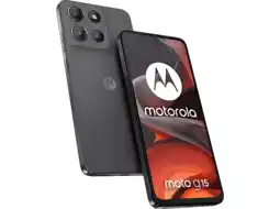 MediaMarkt MOTOROLA moto g15 - 128 GB - Gravity Grey - 128 GB Grijs aanbieding