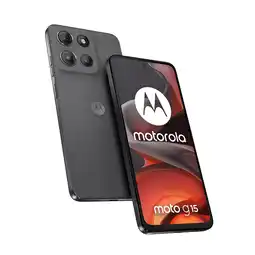 MediaMarkt MOTOROLA moto g15 - 128 GB - Gravity Grey - 128 GB Grijs aanbieding