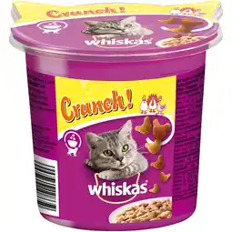 Zooplus 15% korting! Whiskas Katten snacks - 5 x 100 g Kip, Kalkoen & Eend (500 g) aanbieding