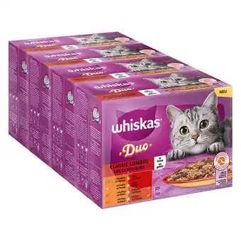 Zooplus 48x85g Duo Classic Combos In Gelei Whiskas Kattenvoer Portiezakjes aanbieding