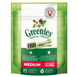 Zooplus 15% Korting! Greenies snacks 170 g / 340 g - Medium (170 g) aanbieding